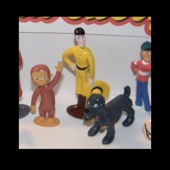 Curious George Deluxe Figure Set of 12 - Picture 5 of 8